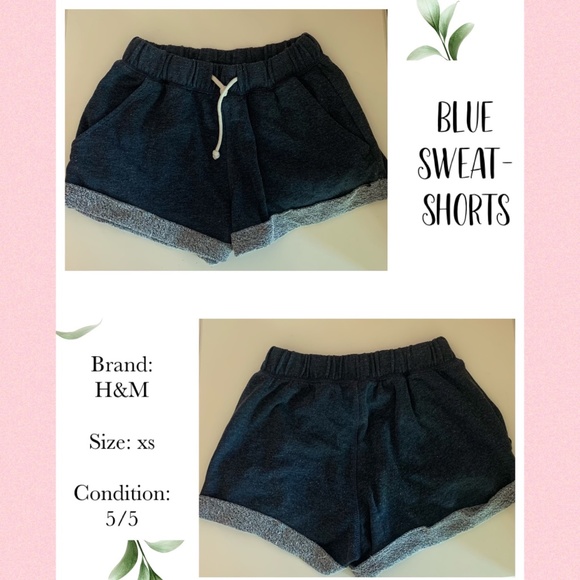 Blue Sweat Shorts - Picture 1 of 1